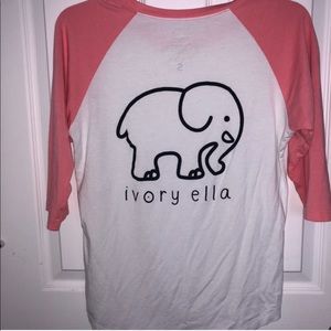 Ivory Ella 3/4 tee